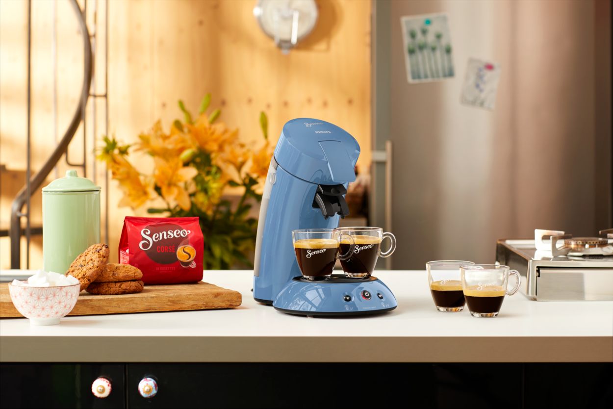 Machine à café SENSEO Original - Turquoise - PHILIPS à Prix Carrefour