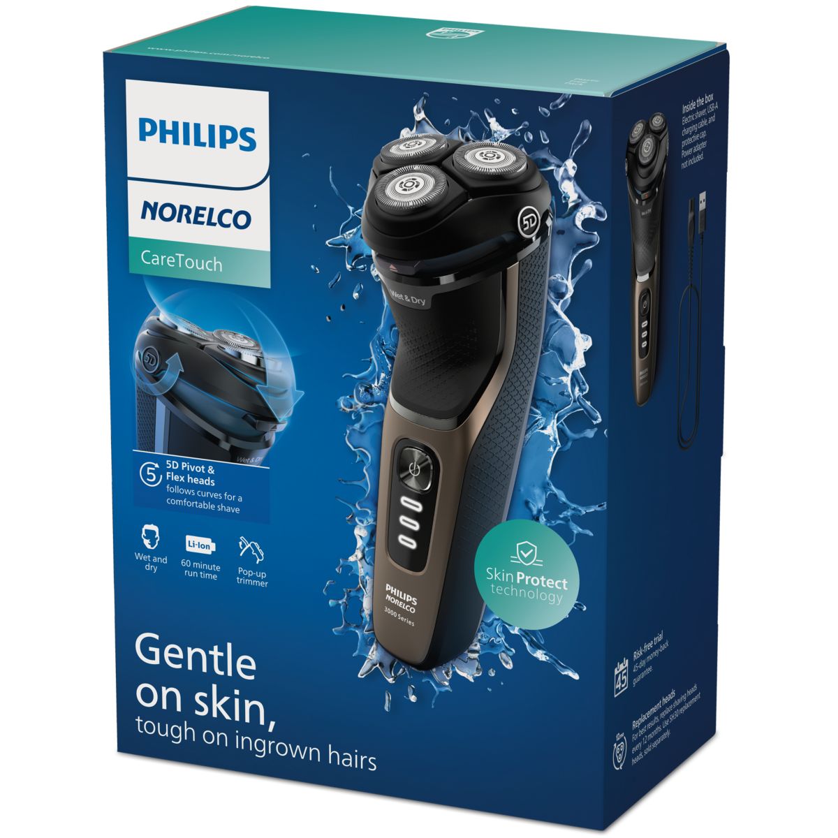 Norelco CareTouch Wet & Dry Electric Shaver - thumbnail 9