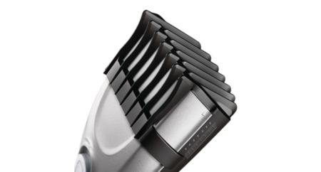Beard trimming comb with 7 length settings