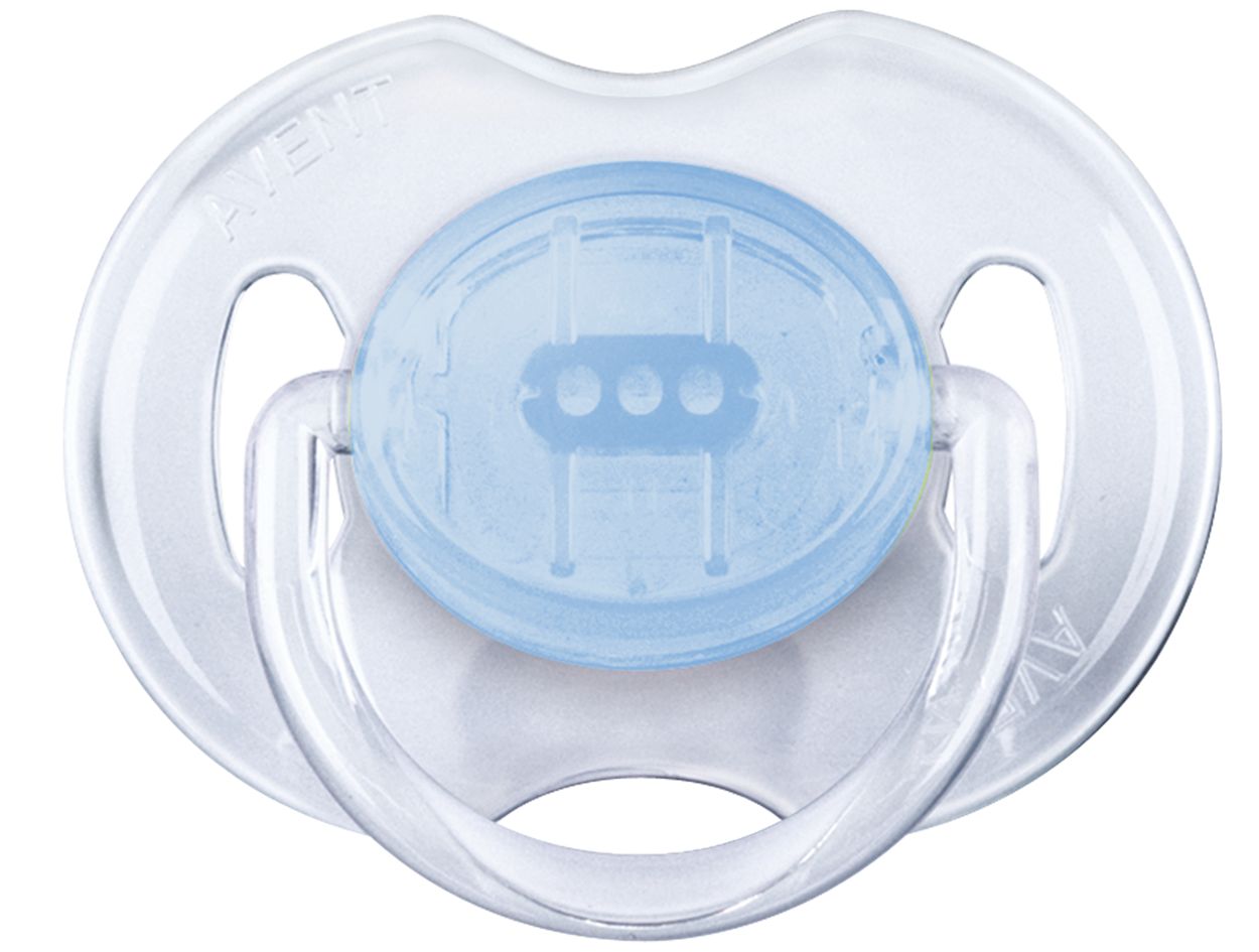 Philips Avent - 2 sucettes transparente 3-6 mois, Livraison Gratuite 24/48h