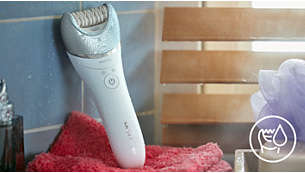 Modalità Wet & Dry senza fili per l'utilizzo nella vasca o sotto la doccia