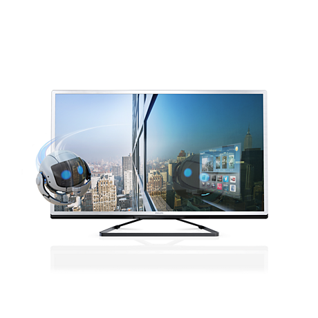 55PFL4528T/12 4000 series Smart ultratunn LED-TV med 3D