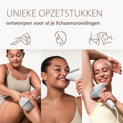 Dag haartjes, hallo gladde huid
