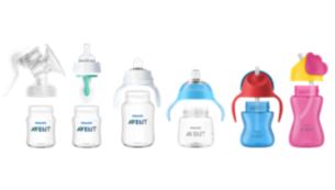 Compatible with Philips Avent bottles and cups