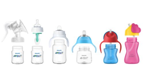 Zgodność ze wszystkimi butelkami i kubkami Philips Avent