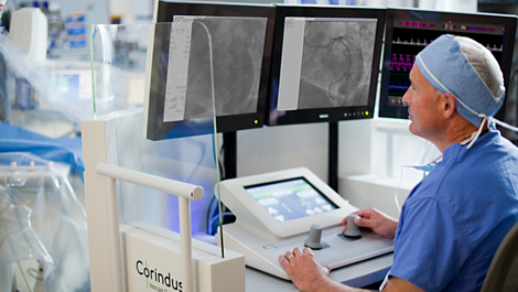 Corindus Robotic-assisted PCI system