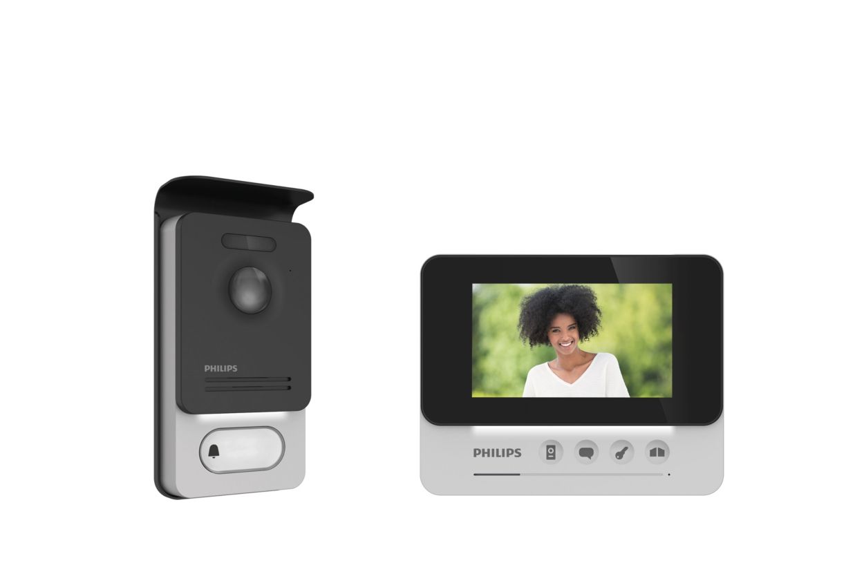 Kompakte Gegensprechanlage mit Videofunktion