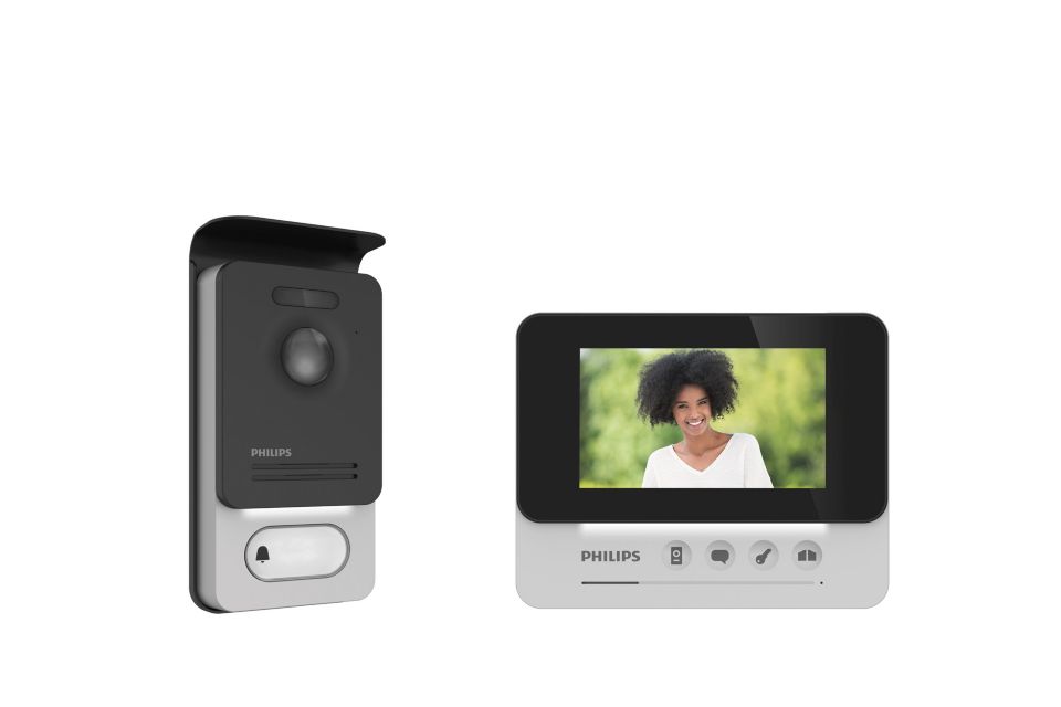 Kompakte Gegensprechanlage mit Videofunktion