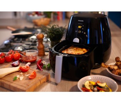 Philips Viva Collection Digital Air Fryer Black/Silver  - Best Buy