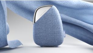 Tissu d'enceinte par Kvadrat. Conçu pour laisser passer le son.