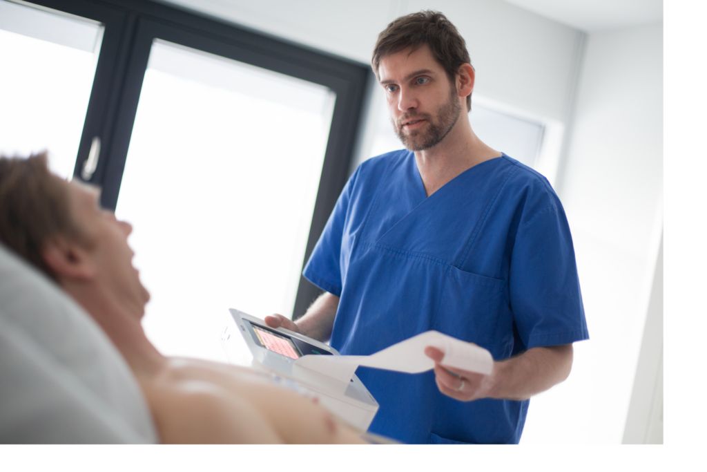 The PageWriter TC10 cardiograph supports high-quality ECG reports the first time. Five minutes of patient ECG history are available for review and to create ECG reports which can be exported in PDF or XML format.