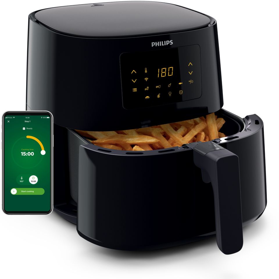 3000 Serie XL Connesso Airfryer, 6.2L, Friggitrice 14-in-1, App per ricette  HD9280/90