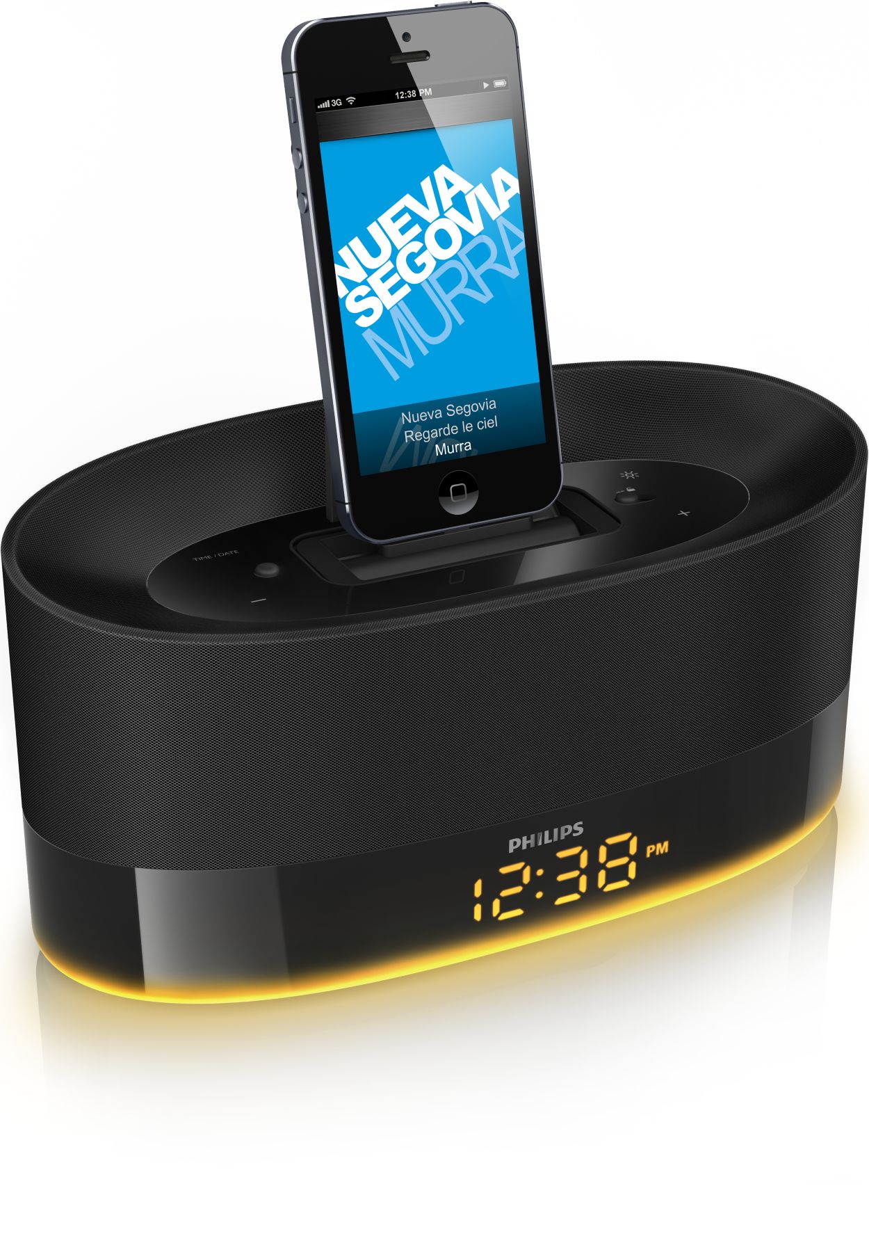 Iphone 6 docking store station with speakers