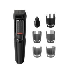 Philips Multigroom Series 3000 Face and hair trimmer with 7 quality tools