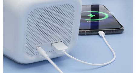 USB port. Charge your phone