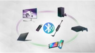 2,4 G + BT 5.2 + 3,5 mm garantizan la compatibilidad en varias plataformas
