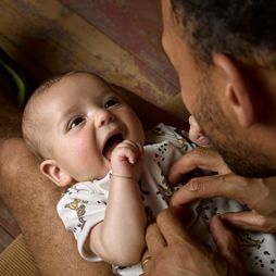 Father and baby