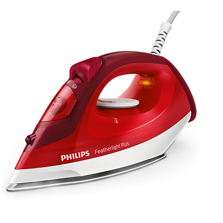 GC1424/45 Featherlight Plus Steam iron with non-stick soleplate