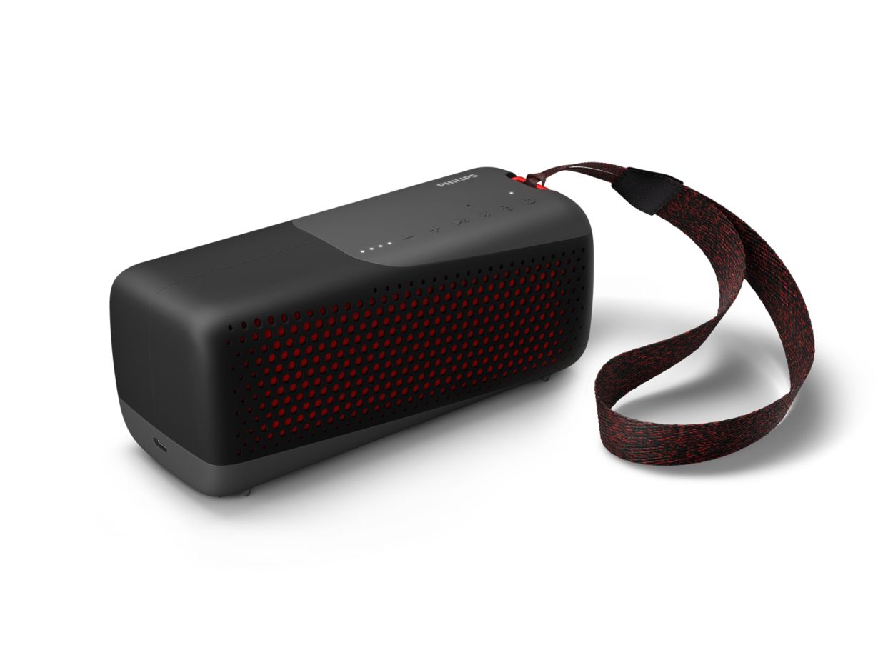 Go move! The small speaker with bold sound.