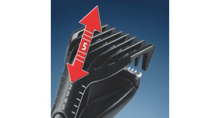 5 integrated length settings up to 11mm