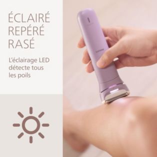 Lady Shaver Series 6000 Rasoir sans fil, sur peau sèche ou humide