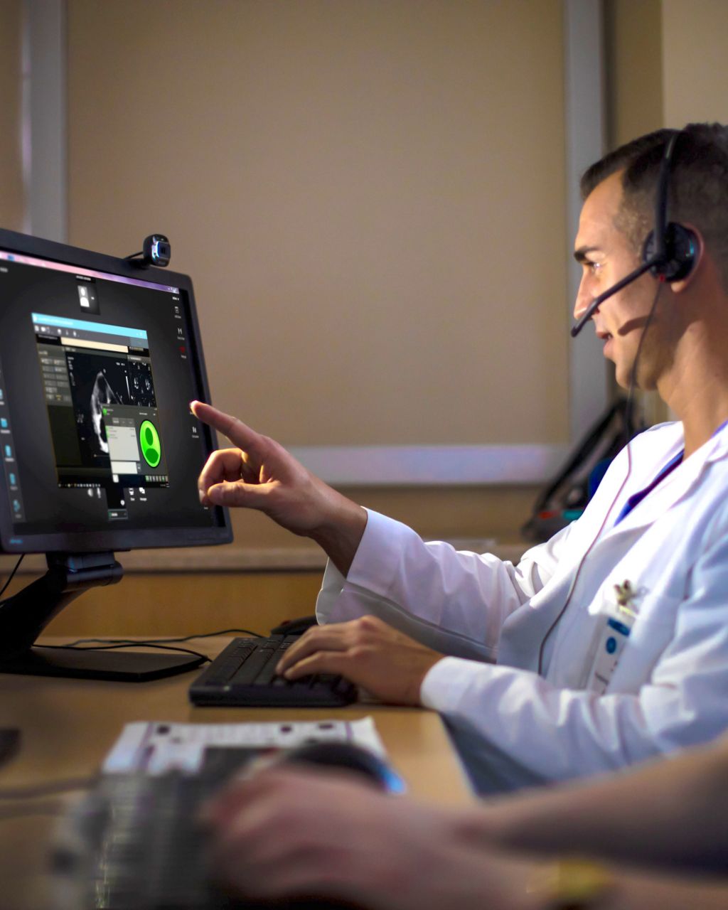 Doctor monitoring results