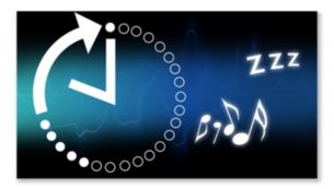 Sleep timer for easy falling asleep to your favorite music