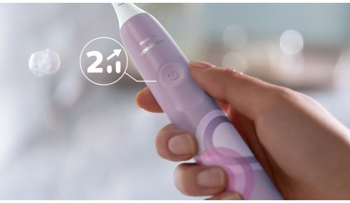 Wechseln Sie zwischen 2 Intensitätsstufen