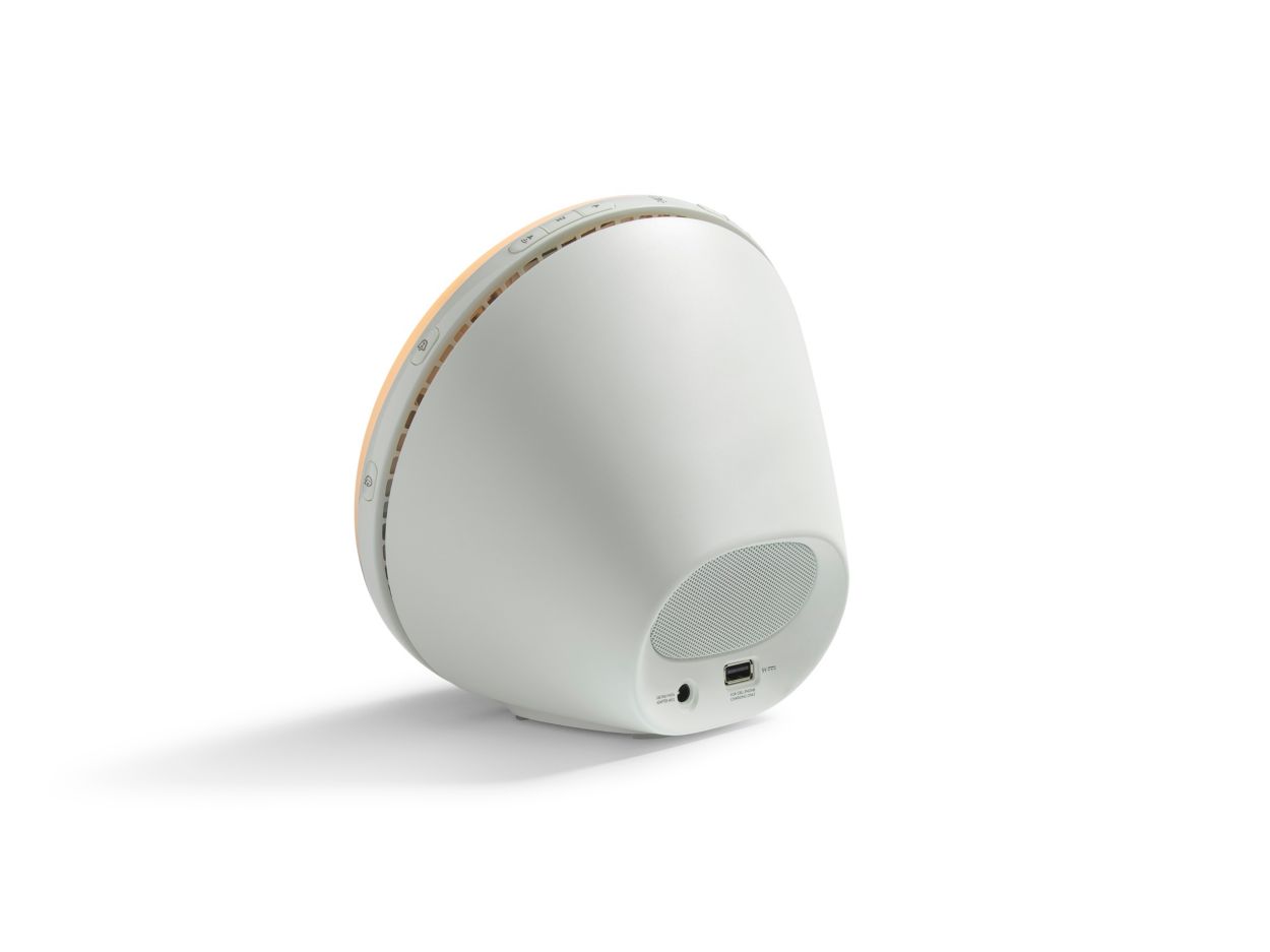 Philips Wake Up Light, White, 5 Natural Alarm Sounds : .co