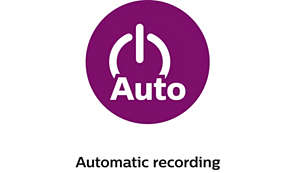 Automatic recording when you start your vehicle