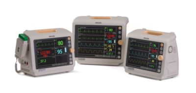 Philips Suresigns VM6 Patient Monitor with ECG, NIBP, SpO2, & Temp - Refurbished PMSVM6 R