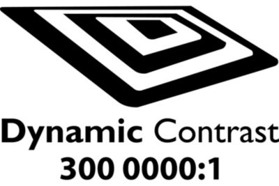 "Dynamic contrast 3000000:1 for incredible rich black detail