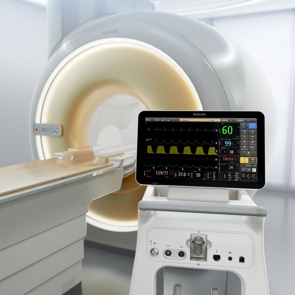 MR400 next to MRI machine
