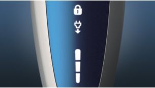 3-level battery and travel lock Indicators