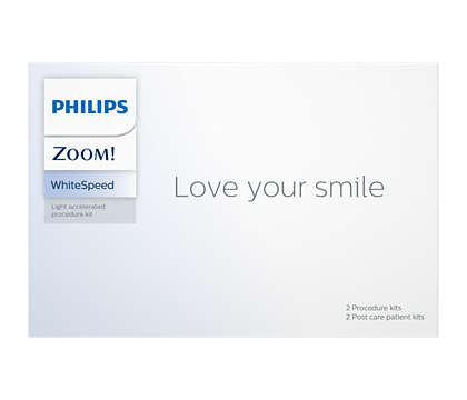 مجموعات أدوات تطبيق علاج Philips Zoom في العيادة