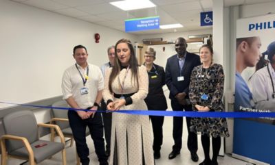 Ribbon-cutting ceremony marking the opening of the new Courtyard Imaging Suite at Basildon University Hospital