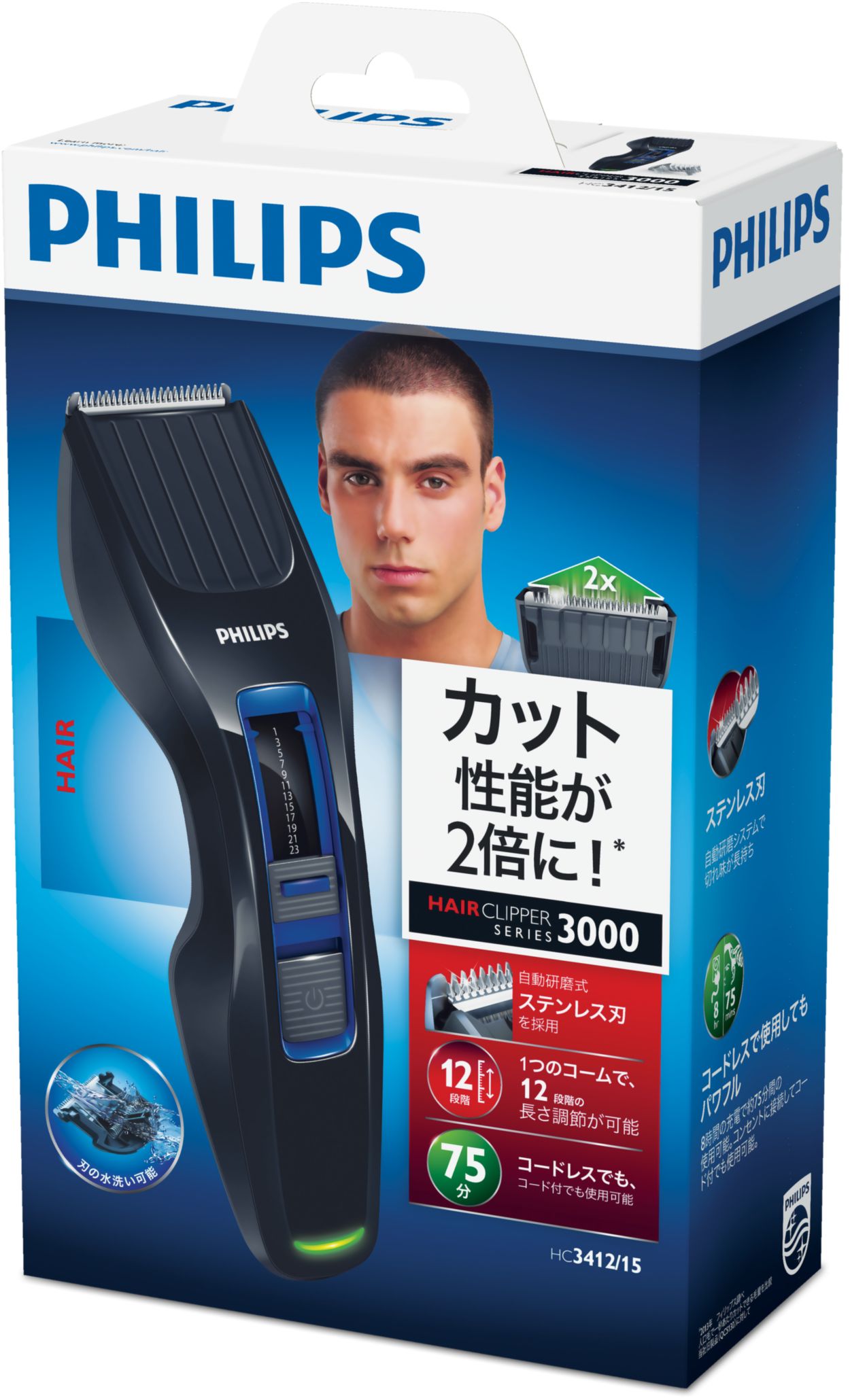 PHILIPS HAIR CLIPPER 3000 HC3412/15