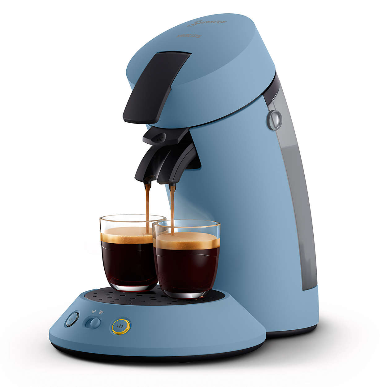 Geniet van heerlijke zwarte koffie — lungo of sterk