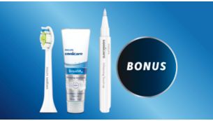 Exclusive bonus items only available to dental professionals