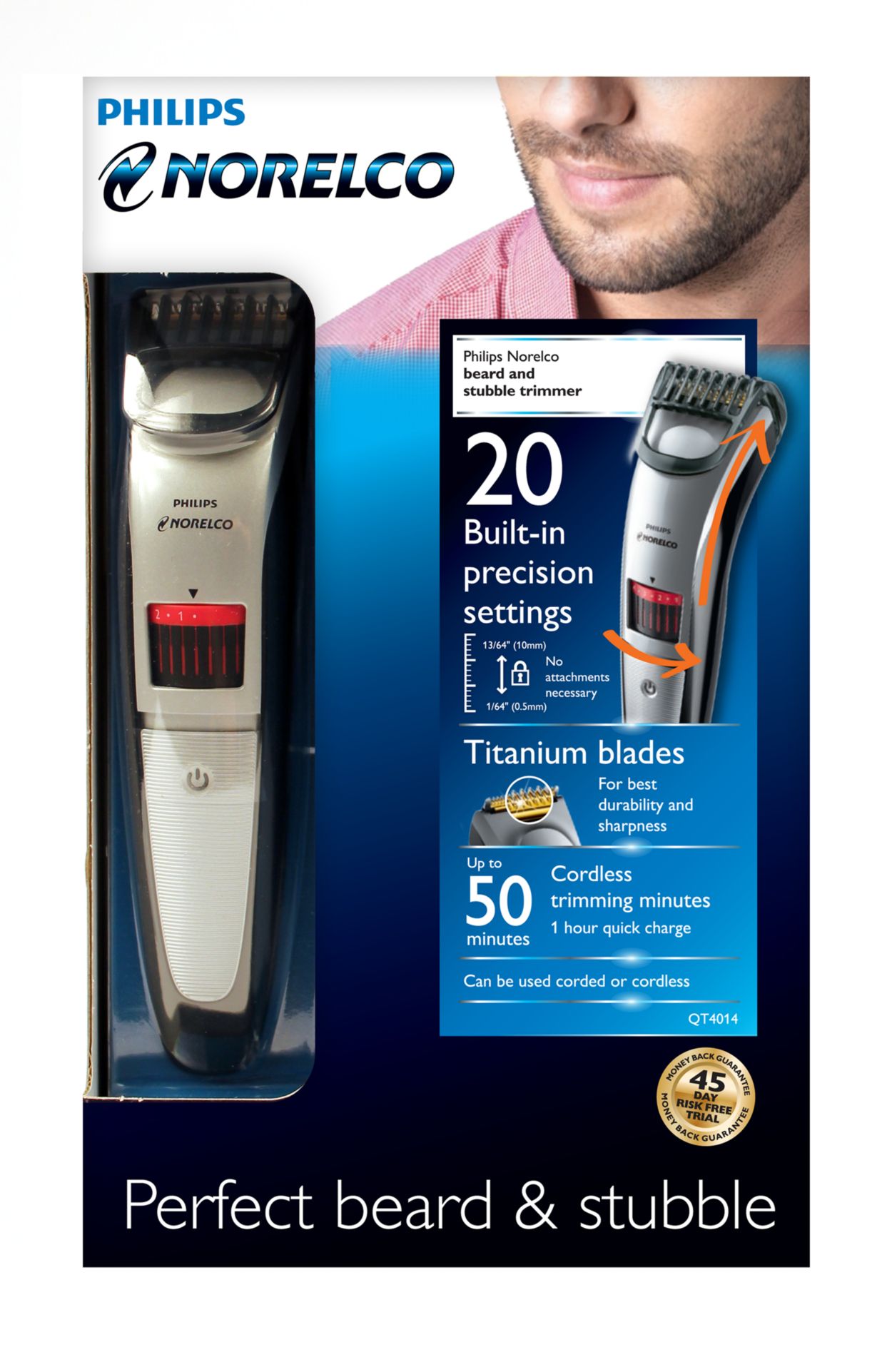 Beard & stubble trimmer, Series 3000