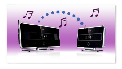 Wireless streaming between Music Centre and Station(s)