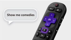 Remote with easy voice search & control