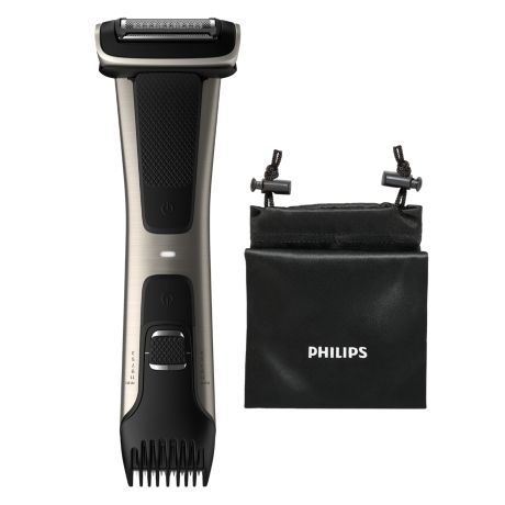 BG7025/13 Bodygroom Series 7000 Tondeuse aine et corps étanche