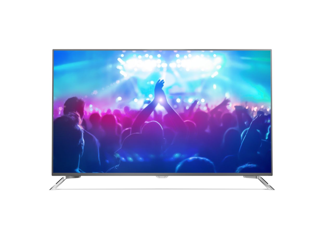 دقة 4K، شاشة رفيعة جدًا، تلفزيون LED مشغّل بواسطة Android TV