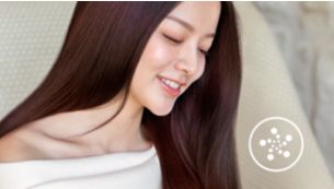 4배 더 강화된 이온 컨디셔닝으로 윤기 나는 머릿결