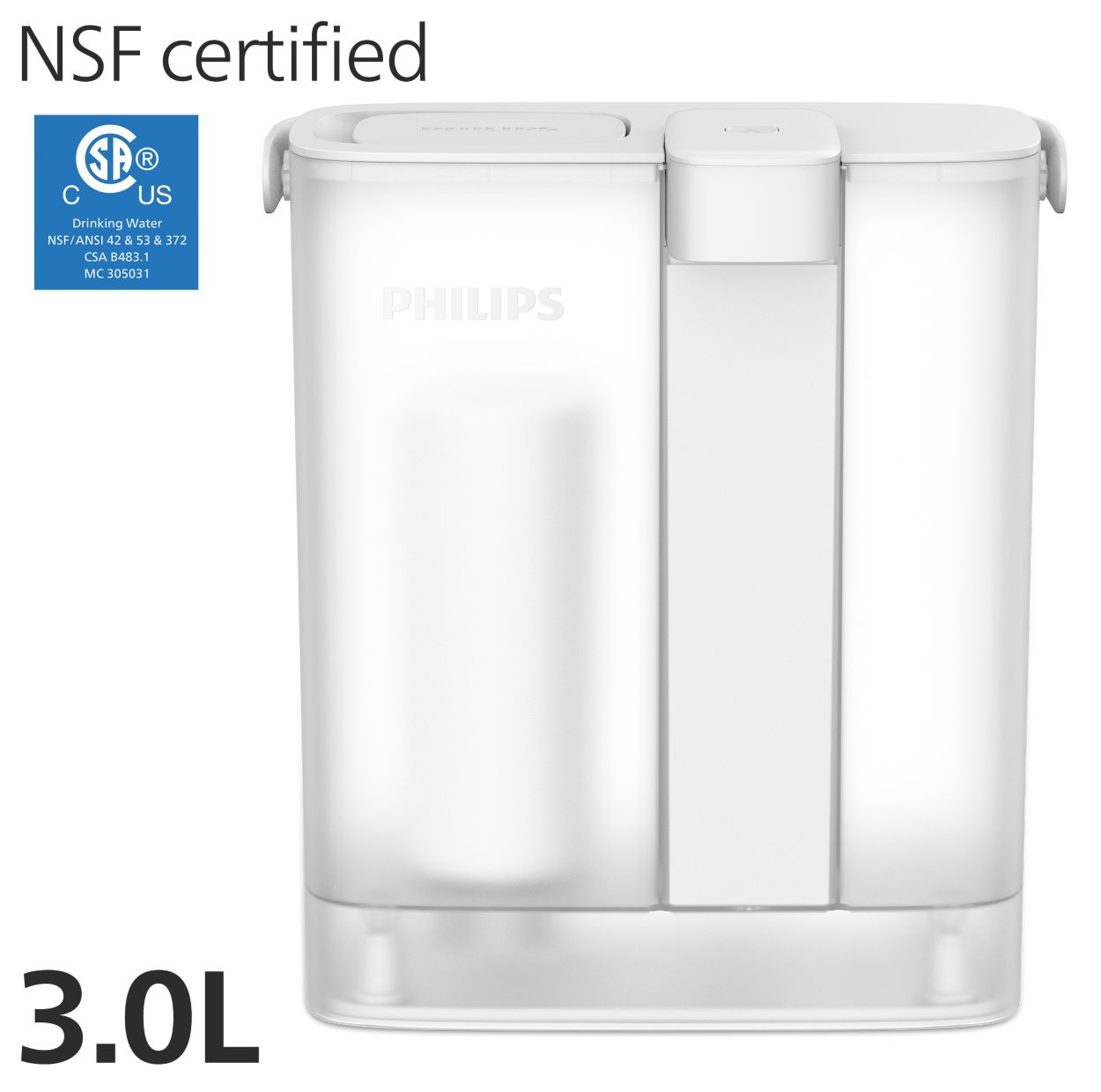 Enjoy crisp and pure tasting water