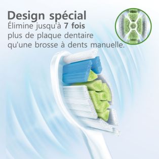 Sonicare W2 Optimal White 2x Weiße Bürstenköpfe für Schallzahnbürste