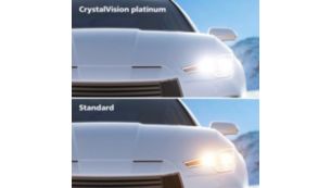 CrystalVision platinum Ampoule de phare avant pour voiture