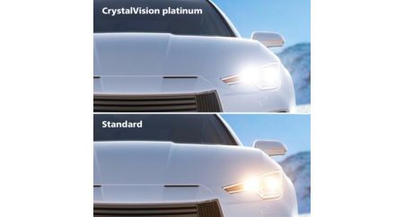  Philips Automotive Lighting H7 CrystalVision Platinum - Bombilla  mejorada para faros delanteros, (H7CVPS2), 2 unidades (paquete de 1) :  Automotriz