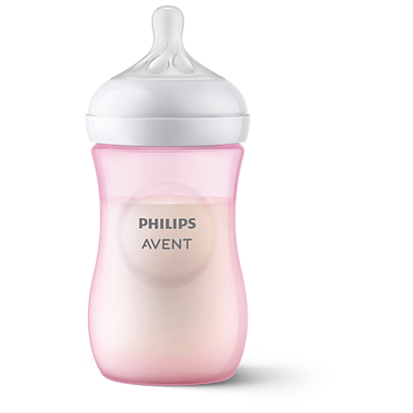 SCY903/11 Philips Avent Natural Response Baby bottle in pastel pink